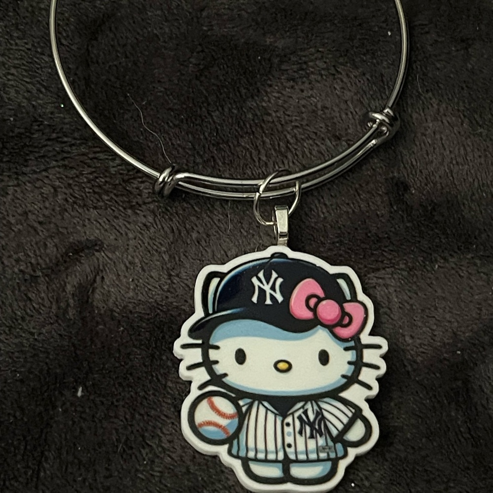 Hello Kitty Baseball Charm Bracelet